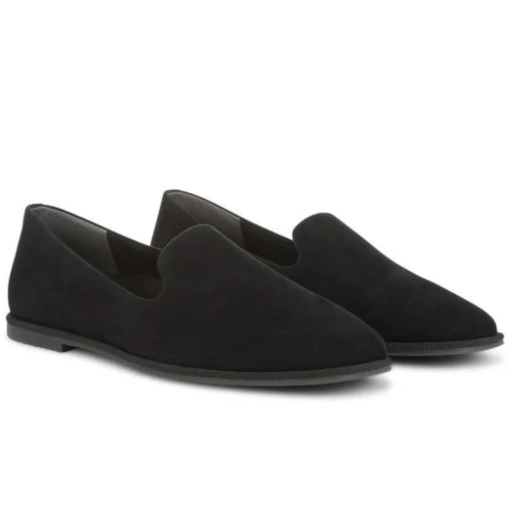 Vionic Women's Willa Suede Slip On Loafers Black Women's US Size 6M - New in Box
